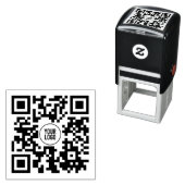 Aangepaste QR-code voor Logo Zelfinktende Stempel (In situ)