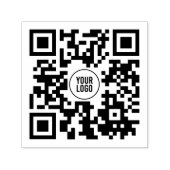 Aangepaste QR-code voor Logo Zelfinktende Stempel (Design)