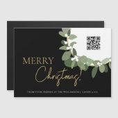 Aangepaste QR-code Vroege kerst Bedrijfsmatige boo (Voorkant / Achterkant)