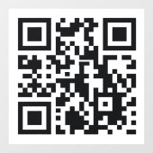 aangepaste QR-code winkel Verkoop handel elegant m Raamsticker (Vel)
