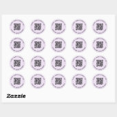 Aangepaste QR-code Winkelen Sticker (Vel)