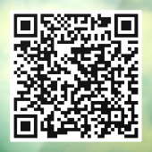 Aangepaste QR-code Winkelwinkel - Grafische rendie Raamsticker (Vel 3)