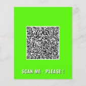 Aangepaste QR-code Zakelijk logo Promotionele Flye Flyer (Achterkant)