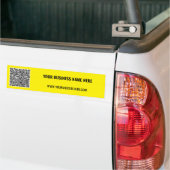 Aangepaste QR-code Zakelijke bumpersticker sjabloo (Op Truck)
