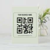Aangepaste QR-code zakelijke naam sjabloon (Staand voorkant)