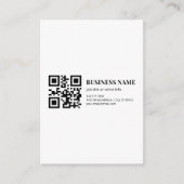 Aangepaste QR-code zakelijke naam sjabloon (Voorkant)
