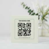 Aangepaste QR-code zakelijke naam sjabloon (Staand voorkant)
