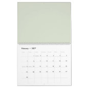 Aangepaste QR-code zakelijke naam sjabloon Kalender (Feb 2027)
