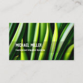 Aangepaste QR gazon maaien Contactkaartje (Voorkant)