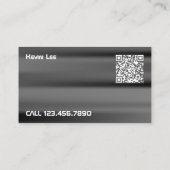 Aangepaste QR mobiele monteur Visitekaartje (Achterkant)