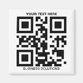 Aangepaste QR-promo Magnet Magneet (Voorkant)