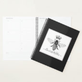 Aangepaste Queen Bee en Crown Script Handtekening Planner (Display)
