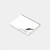 Aangepaste quill-pen post-it® notes (Schuin)