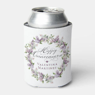 Aangepaste Quinceanera Paarse Lila lentebloem Blikjeskoeler