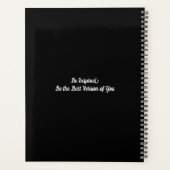 Aangepaste Quirky Jester en Poppenkoning Roze Blau Planner (Achterkant)