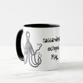 Aangepaste Quirky Octopus Mok (Voorkant links)