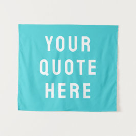 Aangepaste Quote Banner Gepersonaliseerde Quote Mu Wandkleed