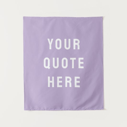Aangepaste Quote Banner Persoonlijke Muur Nursery Wandkleed (Voorkant)