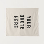 Aangepaste quote banner Persoonlijke quote muur Wandkleed (Voorkant (horizontaal))