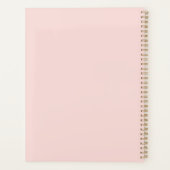 Aangepaste Quote Boeken en Roze Rozen Planner (Achterkant)