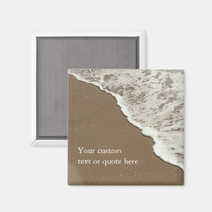 Aangepaste quote / gepersonaliseerd strandsand magneet