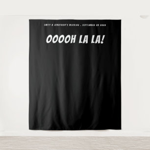 Aangepaste Quote Stripboek Feest Foto Achtergrond Wandkleed