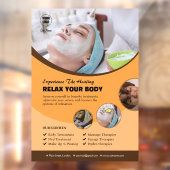 Aangepaste raamfolie voor spa's raamsticker (Vel 2)