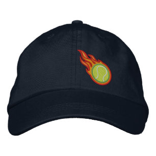 Aangepaste Racing Flames Tennis Bullet Badge Pet