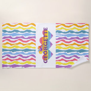 Aangepaste radionavigatiehanddoek strandlaken