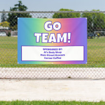 Aangepaste Rainbow Team-banner