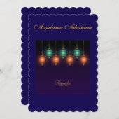 Aangepaste Ramadan Kareem & Eid Mubarak Groet Feestdagenkaart (Voorkant / Achterkant)