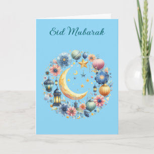Aangepaste Ramadan Kareem & Eid Mubarak Groet  Kaart