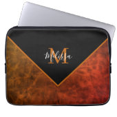 Aangepaste rawhide laptop sleeve (Voorkant)