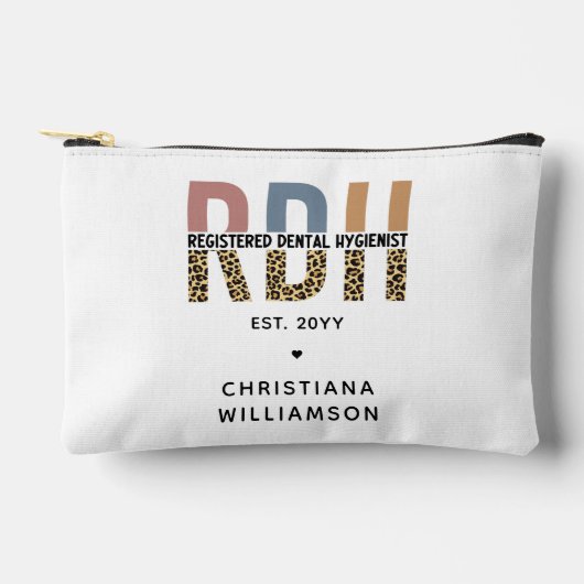 Aangepaste RDH-geregistreerde tandheelkundige cade Etui (Voorkant)