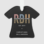 Aangepaste RDH-geregistreerde tandheelkundige cade Ornament (achterkant)