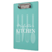 Aangepaste recept-houder met kookgereedschap klembord (Links)