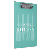 Aangepaste recept-houder met kookgereedschap klembord (Rechts)