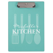 Aangepaste recept-houder met kookgereedschap klembord (Voorkant)