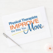 Aangepaste rechthoek Sticker (Envelop)