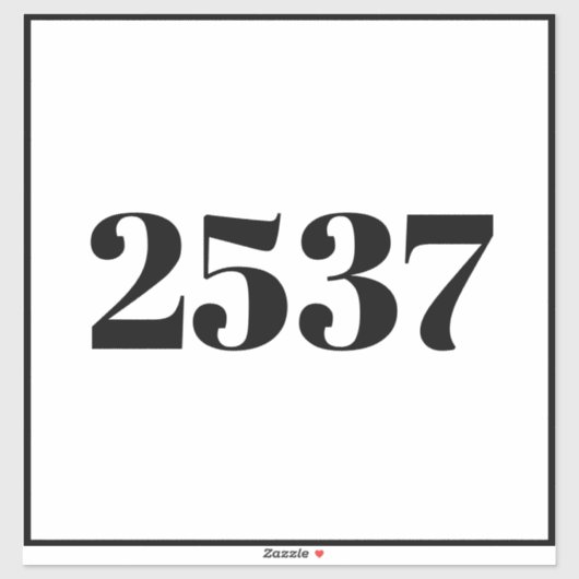 Aangepaste recycling van afval kan huisnummer Adre Sticker (Vel)