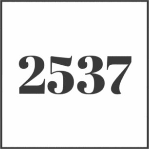 Aangepaste recycling van afval kan huisnummer Adre Sticker