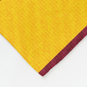 Aangepaste Red- en Gold-SOCCER Blanket Fleece Deken (Hoek)