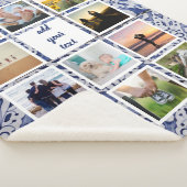 Aangepaste reeks 11 Foto Aangepast collage Sherpa Deken (3/4)