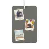 Aangepaste reeks 3 Foto Aangepast collage Luchtverfrisser (Achterkant)