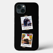 Aangepaste reeks 4 Foto Aangepaste collage Case-Mate iPhone Case (Achterkant)