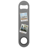 Aangepaste reeks 4 Foto Aangepaste collage Speed Flessenopener (Achterkant)