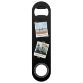 Aangepaste reeks 4 Foto Aangepaste collage Speed Flessenopener (Achterkant)