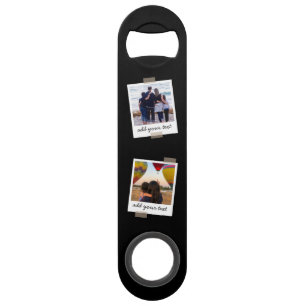 Aangepaste reeks 4 Foto Aangepaste collage Speed Flessenopener