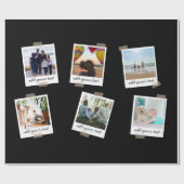 Aangepaste reeks 6 Foto Aangepast collage Cadeaupapier (Vlak)