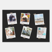 Aangepaste reeks 6 Foto Aangepast collage Inpakpapier Vel (Voorkant 3)